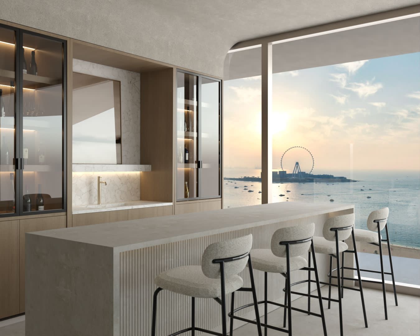 Habtoor Grand Residences by Al Habtoor, image 2 of 13. Render supplied by developer.