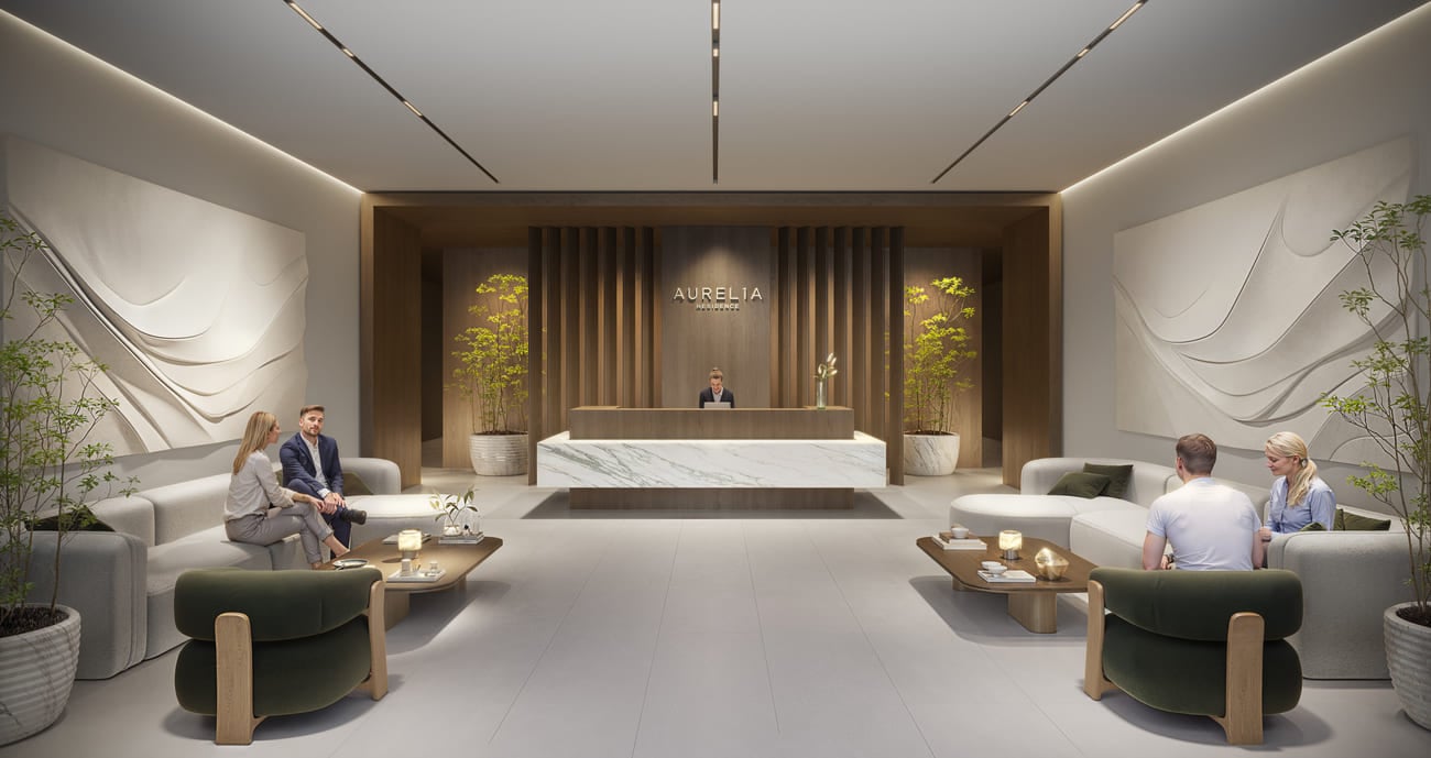 AUREL1A Residence by Object One, image 10 of 10. Render supplied by developer.
