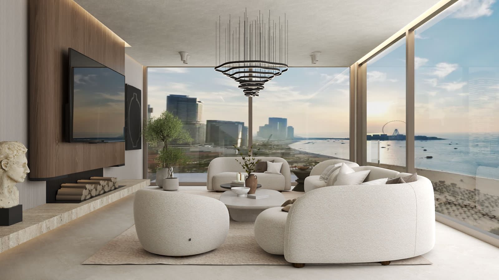 Habtoor Grand Residences by Al Habtoor, image 6 of 13. Render supplied by developer.