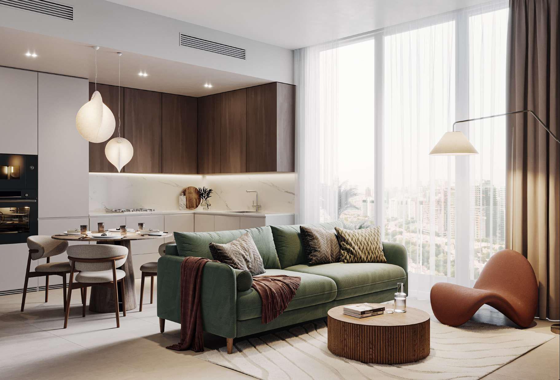 AUREL1A Residence by Object One, image 6 of 10. Render supplied by developer.