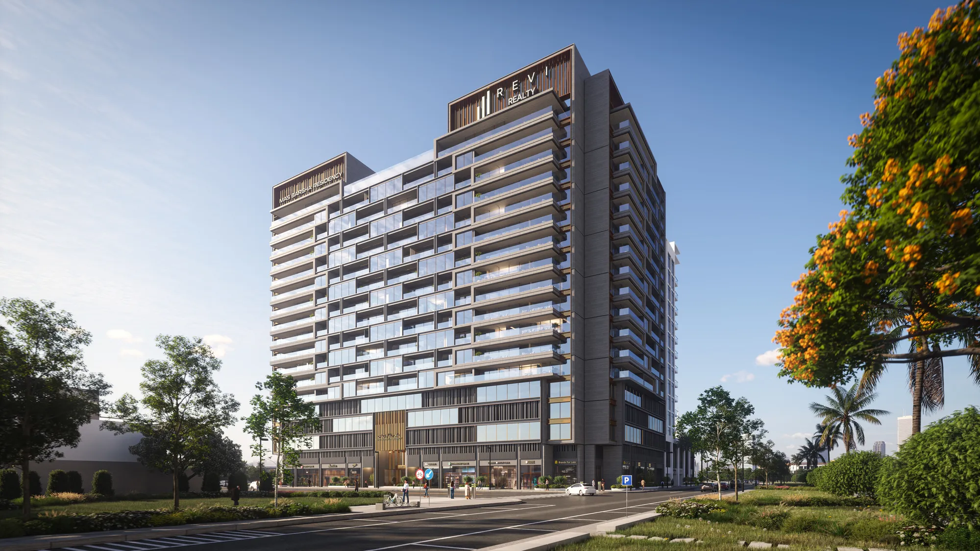 Mas Barsha Residency by Revi Realty, Al Barsha. Render supplied by developer.