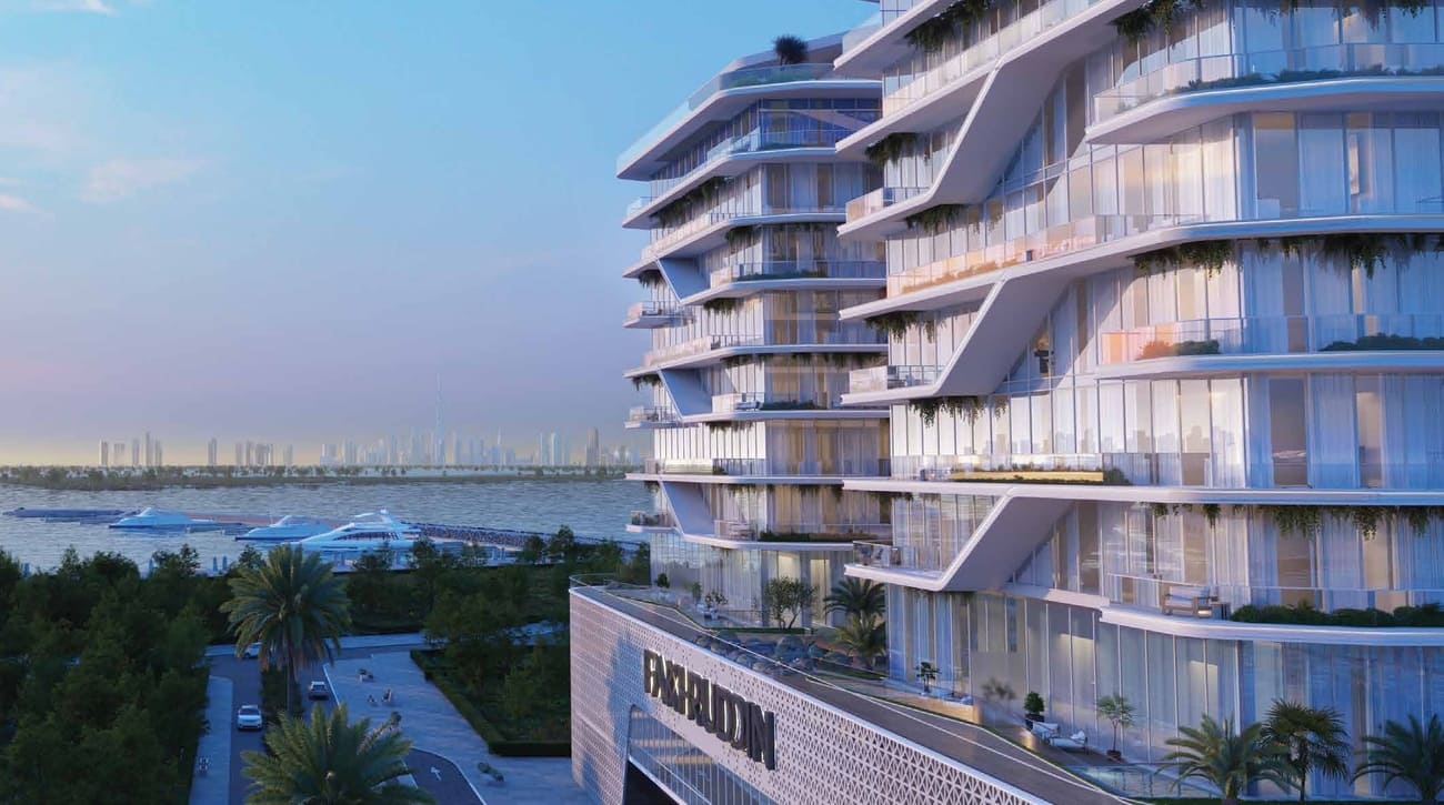 Hatimi Residences by Fakhruddin Properties, image 2 of 20. Render supplied by developer.