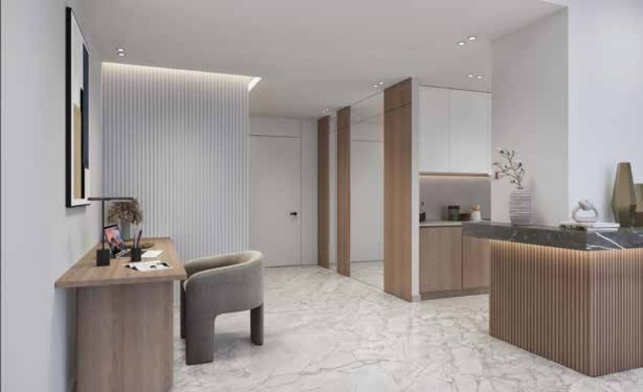 Hatimi Residences by Fakhruddin Properties, image 13 of 20. Render supplied by developer.