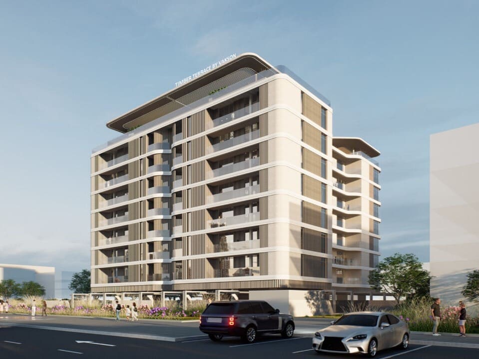 Timber Terrace by Vakson First Property Development, image 3 of 11. Render supplied by developer.