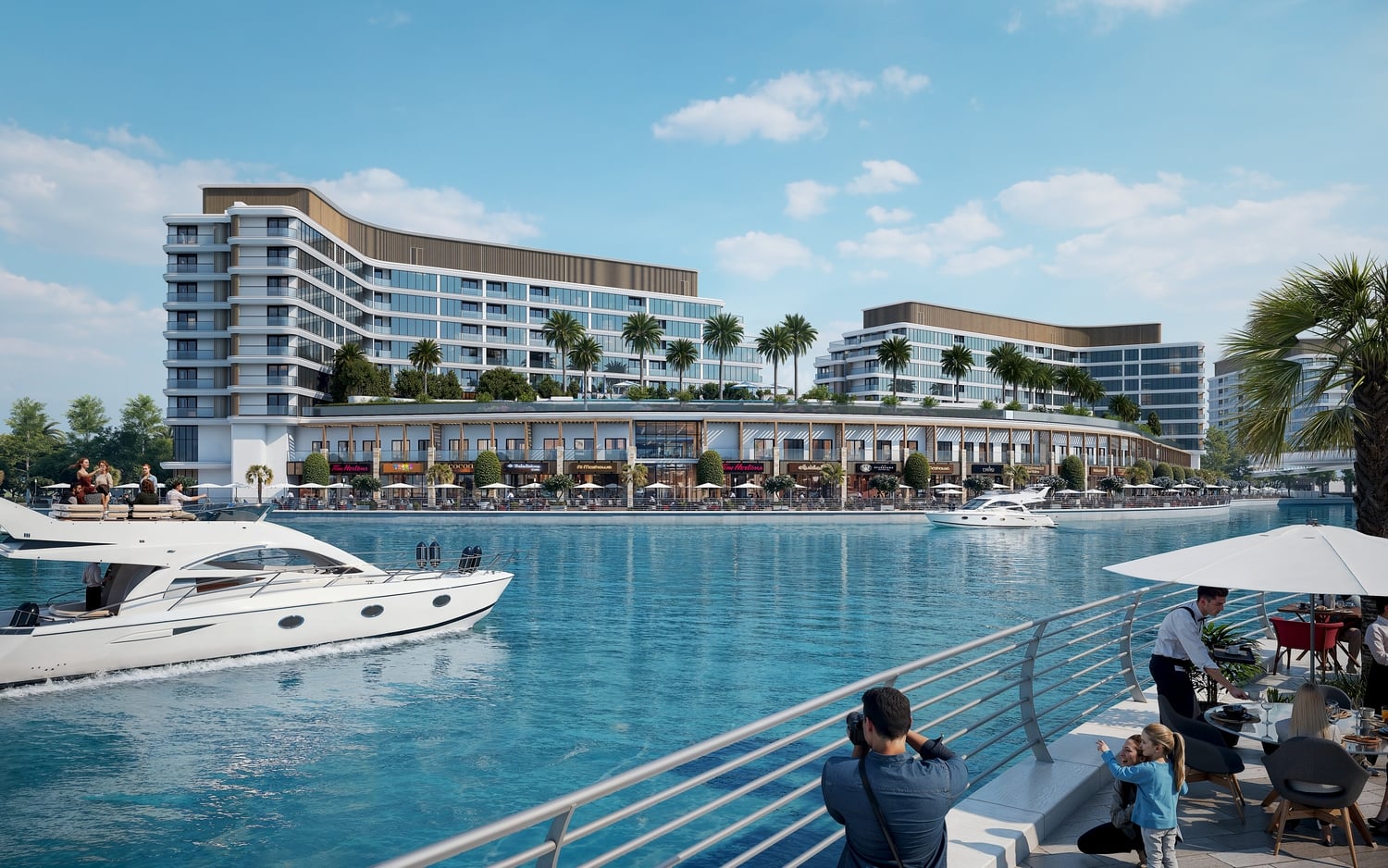 Pearlside Marina Residences by Sobha, image 1 of 6. Render supplied by developer.