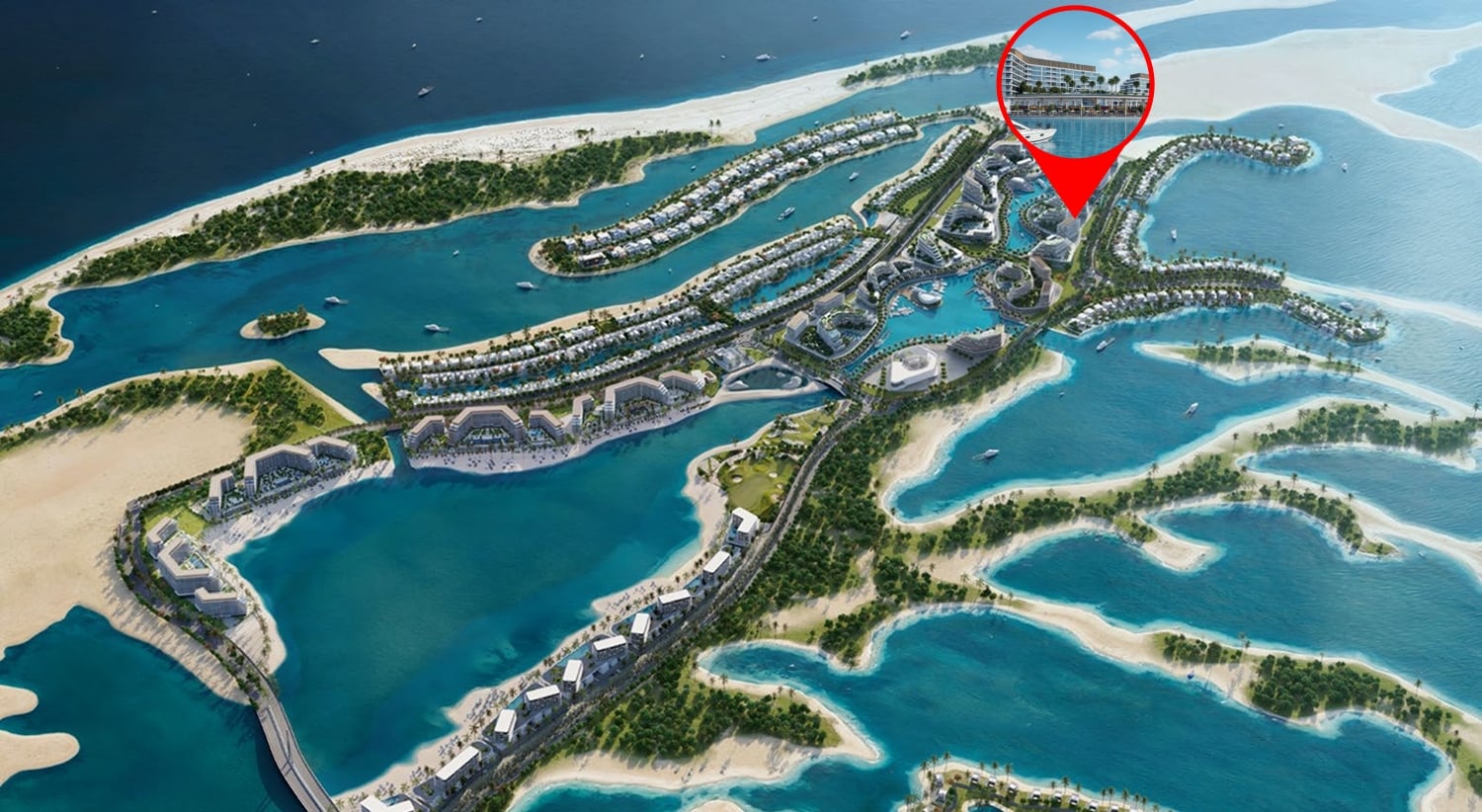 Pearlside Marina Residences by Sobha, image 6 of 6. Render supplied by developer.