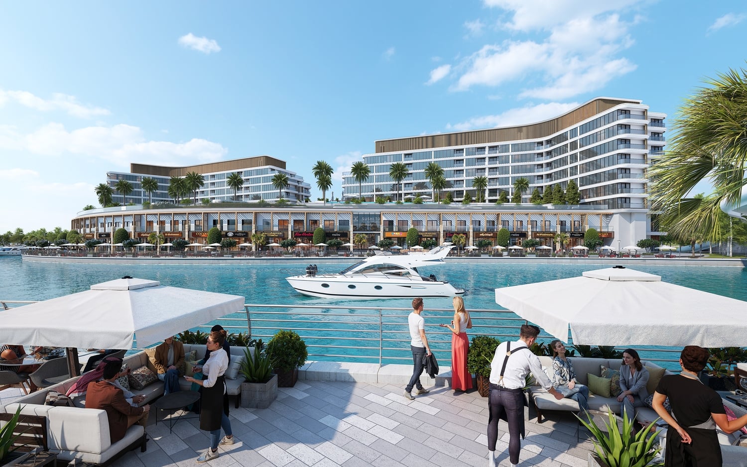 Pearlside Marina Residences by Sobha, image 2 of 6. Render supplied by developer.