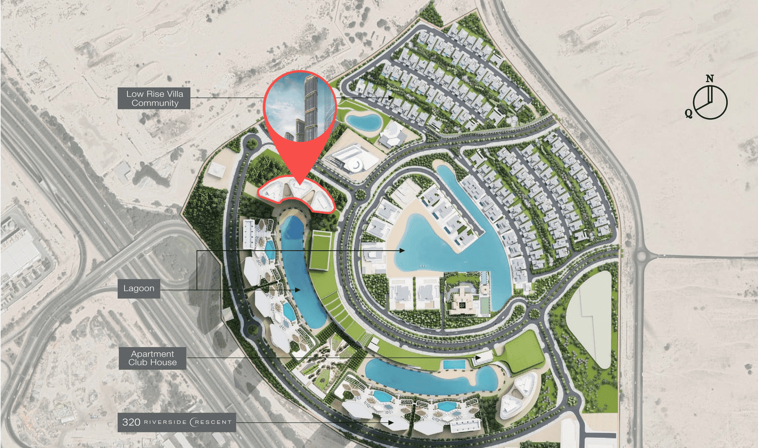 Skyscape by Sobha, image 8 of 8. Render supplied by developer.