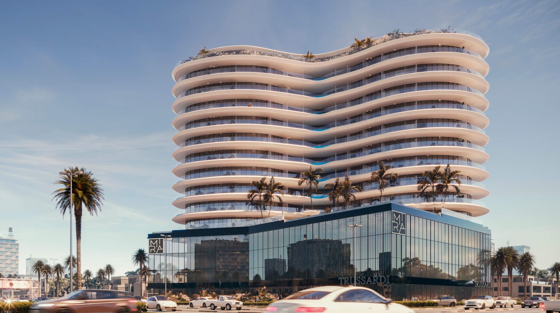 Trussardi Residences by Mira Developments, image 2 of 8. Render supplied by developer.
