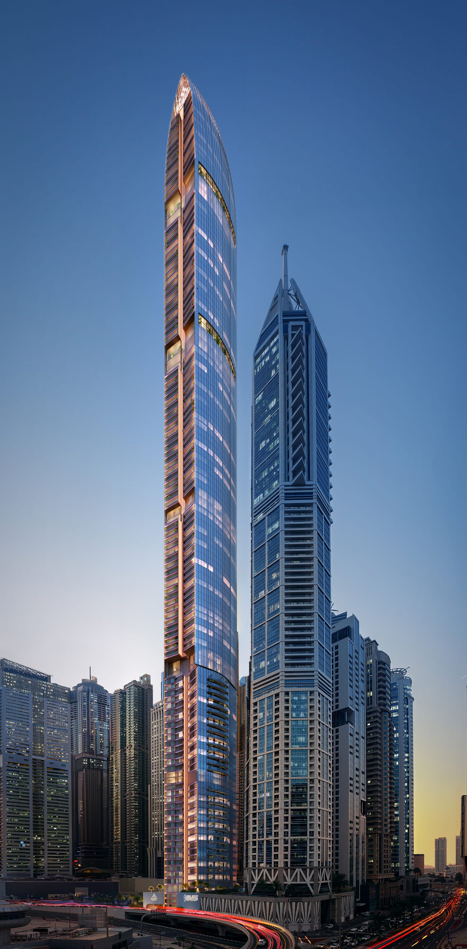 Six Senses Residence by Select Group, image 6 of 23. Render supplied by developer.