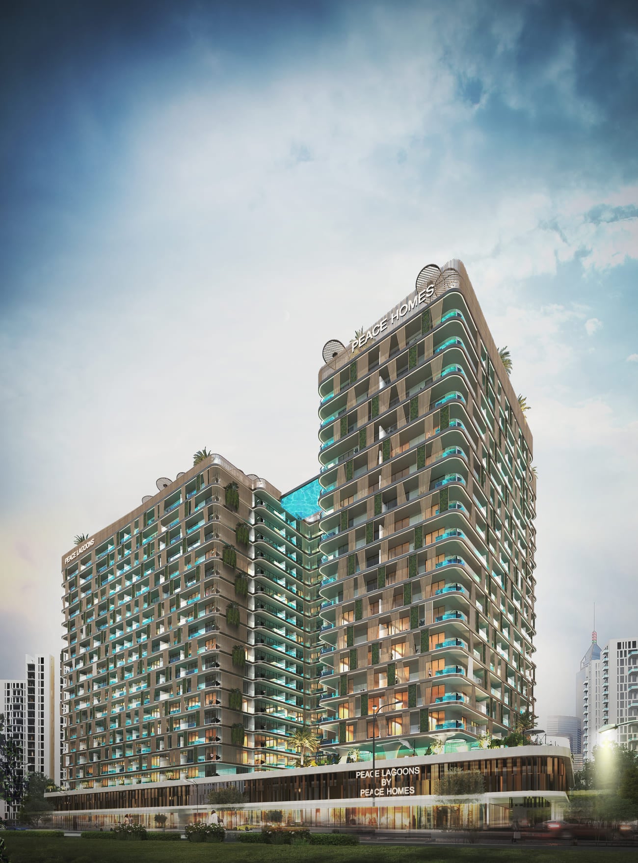 Peace Lagoons 2, image 1 of 5. Render supplied by developer.