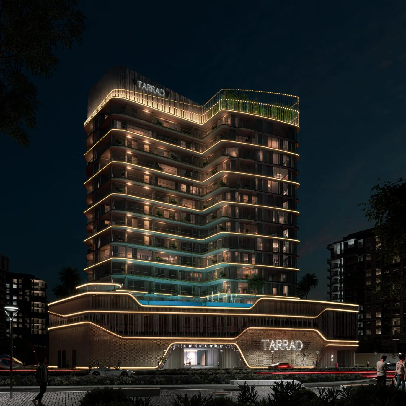 Celesto Tower 2 by Saeed Tarrad Real Estate Development, image 1 of 8. Render supplied by developer.