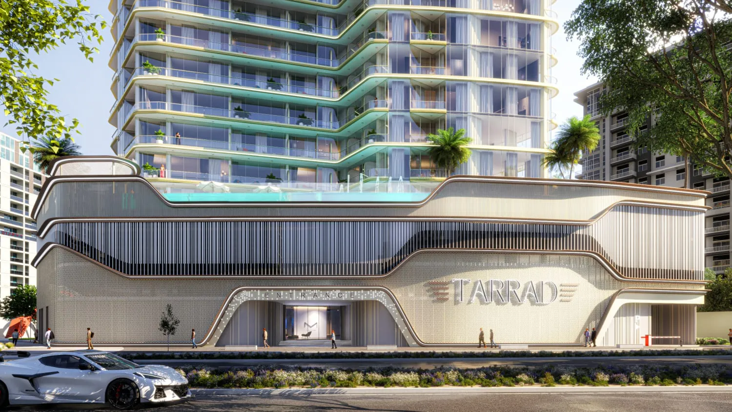 Celesto Tower 2 by Saeed Tarrad Real Estate Development, image 6 of 8. Render supplied by developer.