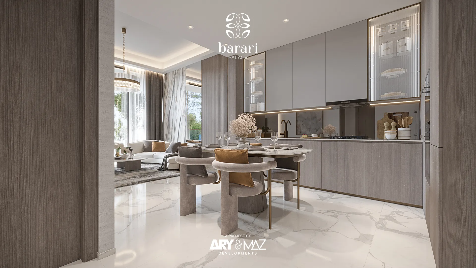 Barari Palace by ARY & MAZ Developments, image 6 of 27. Render supplied by developer.