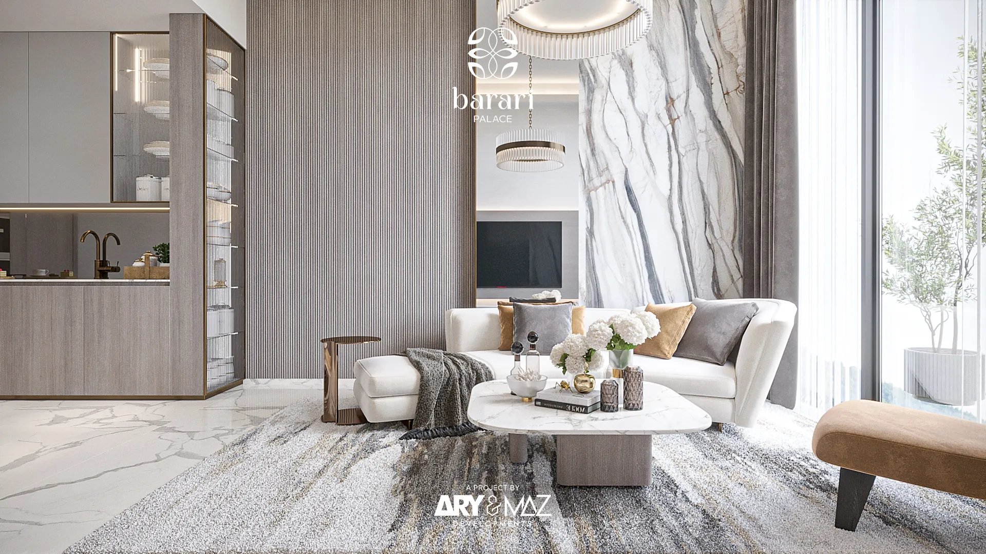 Barari Palace by ARY & MAZ Developments, image 11 of 27. Render supplied by developer.