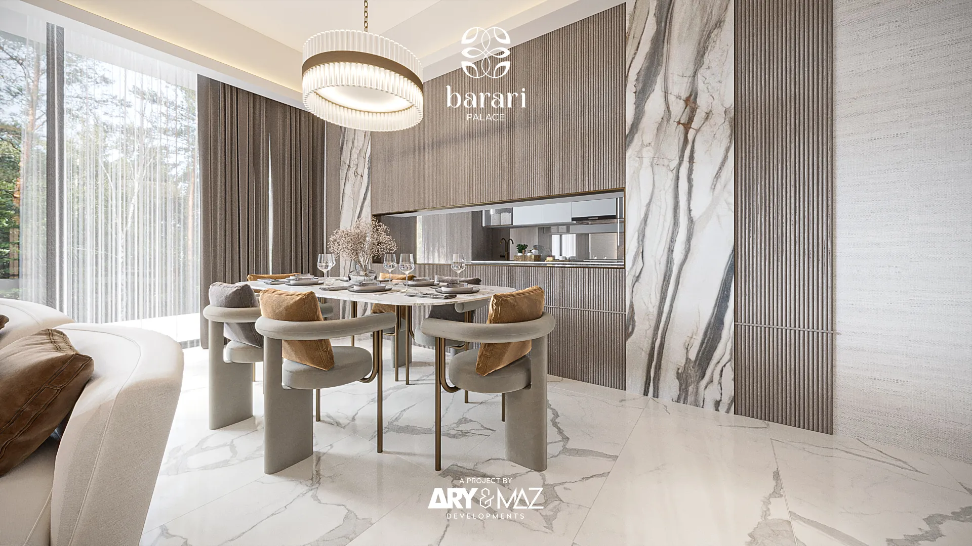 Barari Palace by ARY & MAZ Developments, image 15 of 27. Render supplied by developer.