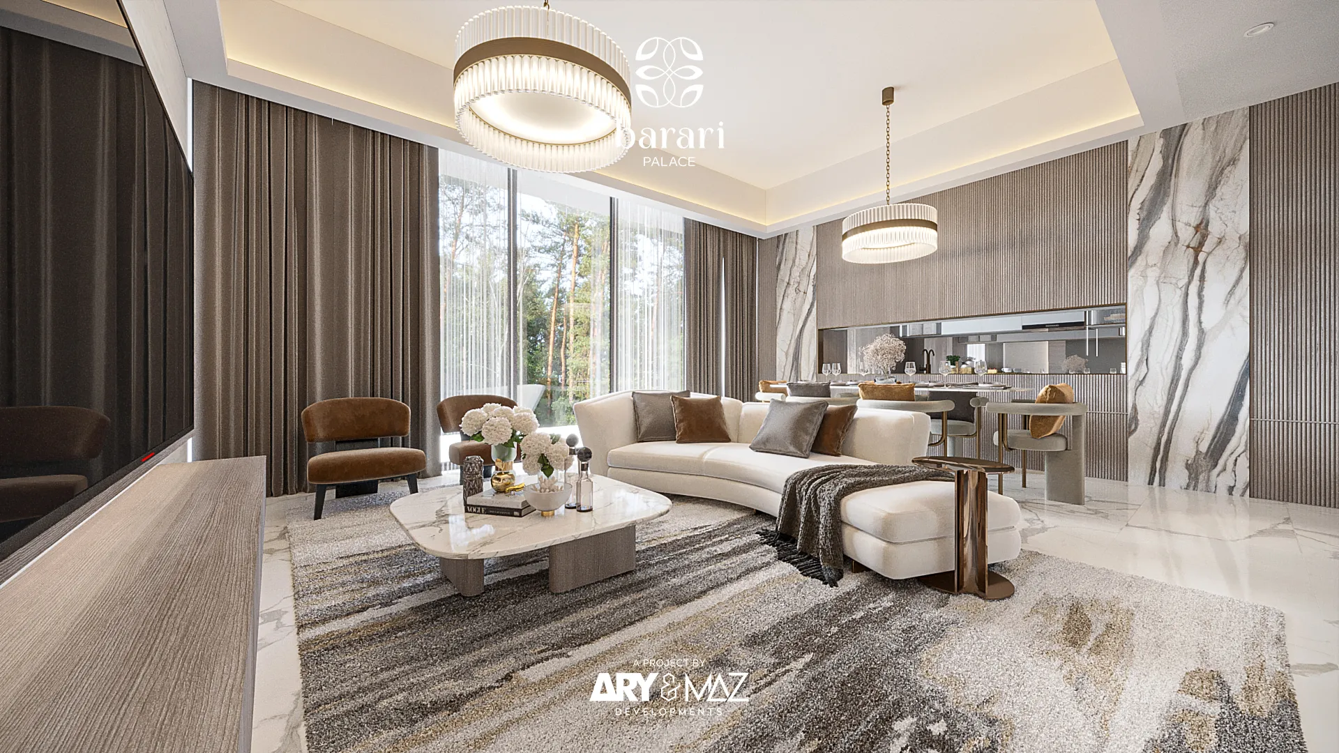 Barari Palace by ARY & MAZ Developments, image 18 of 27. Render supplied by developer.