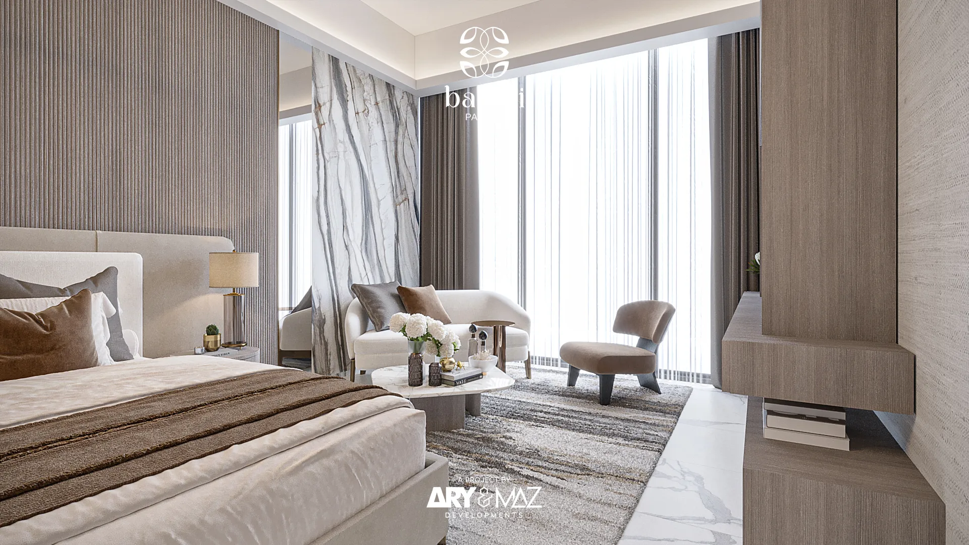 Barari Palace by ARY & MAZ Developments, image 21 of 27. Render supplied by developer.