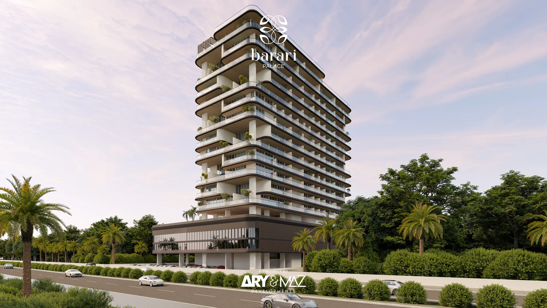 Barari Palace by ARY & MAZ Developments, image 1 of 27. Render supplied by developer.