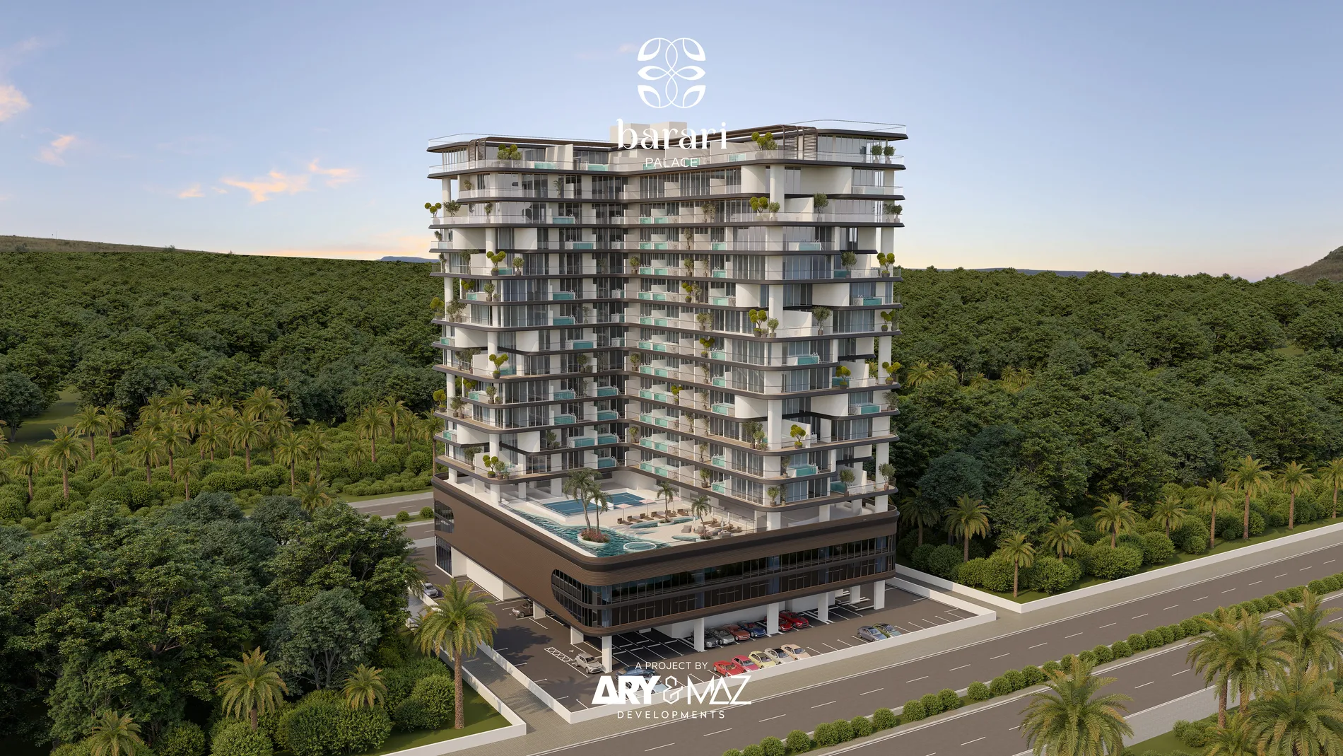 Barari Palace by ARY & MAZ Developments, image 2 of 27. Render supplied by developer.