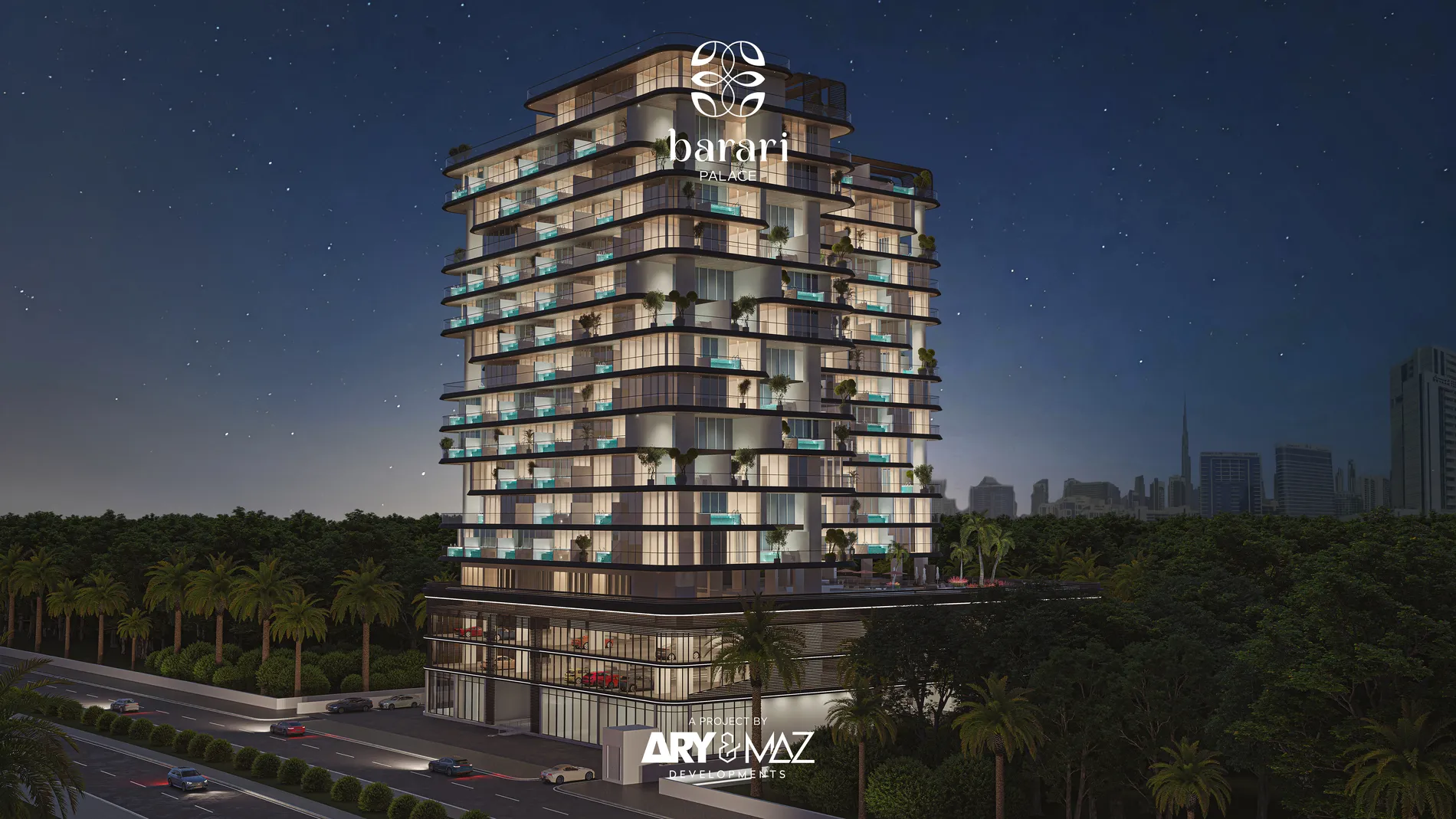 Barari Palace by ARY & MAZ Developments, image 3 of 27. Render supplied by developer.