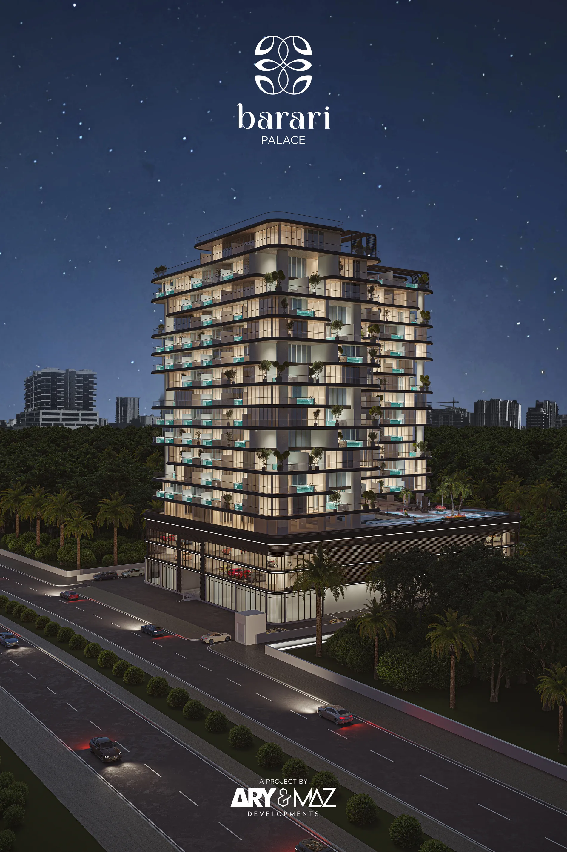 Barari Palace by ARY & MAZ Developments, image 4 of 27. Render supplied by developer.