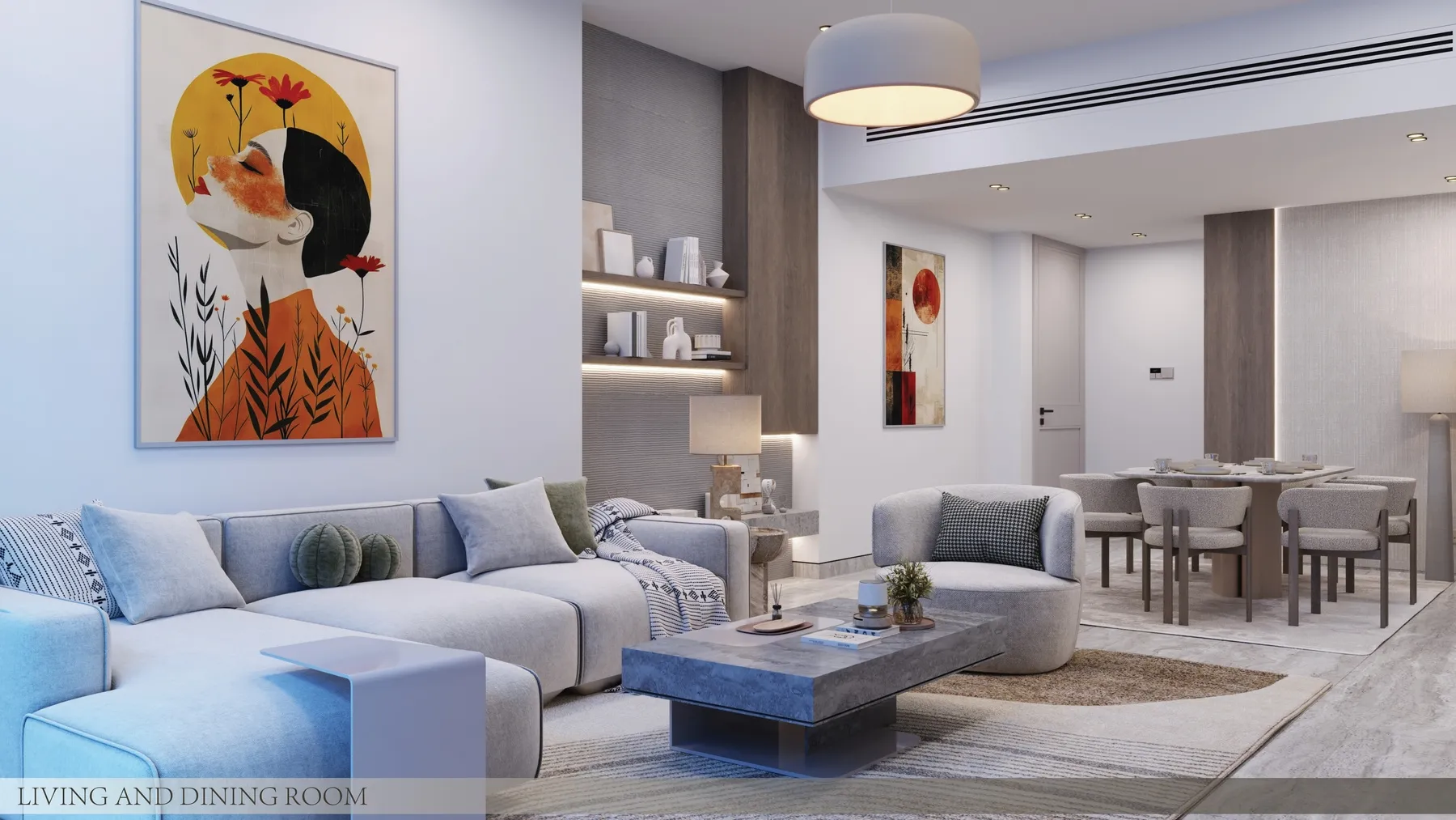 Al Vista by Dubai Investments, image 4 of 11. Render supplied by developer.