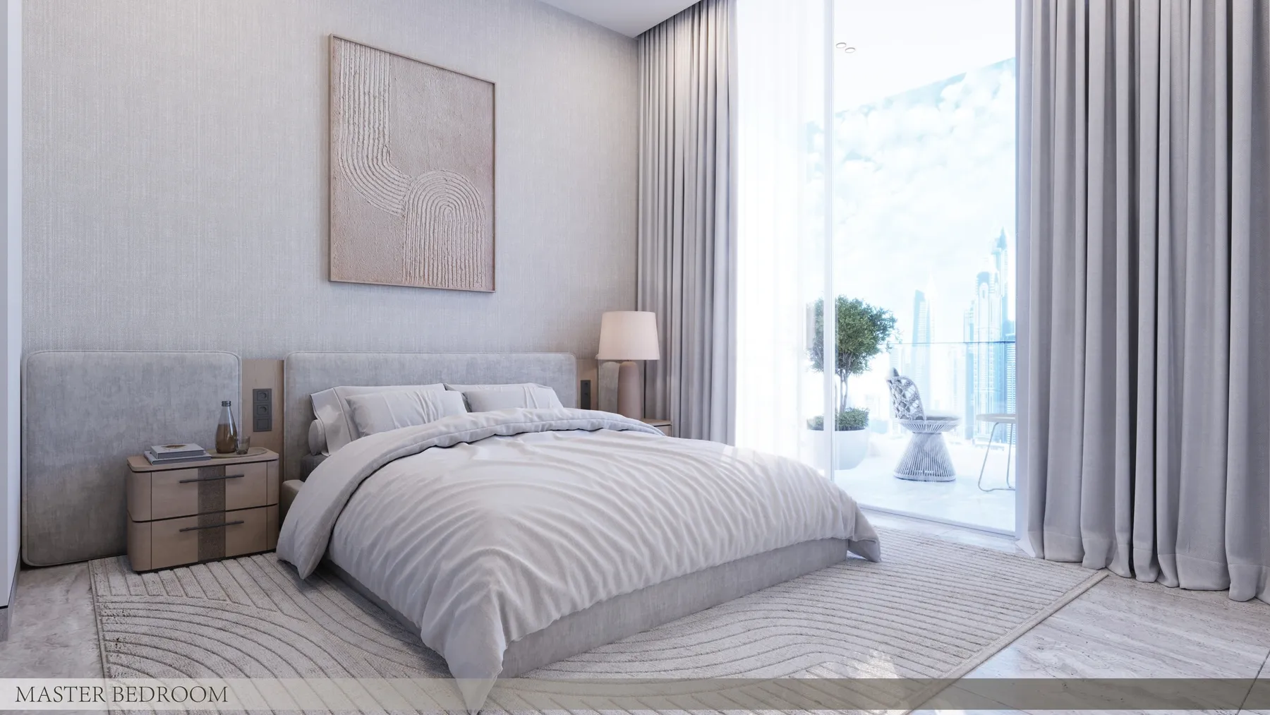 Al Vista by Dubai Investments, image 7 of 11. Render supplied by developer.