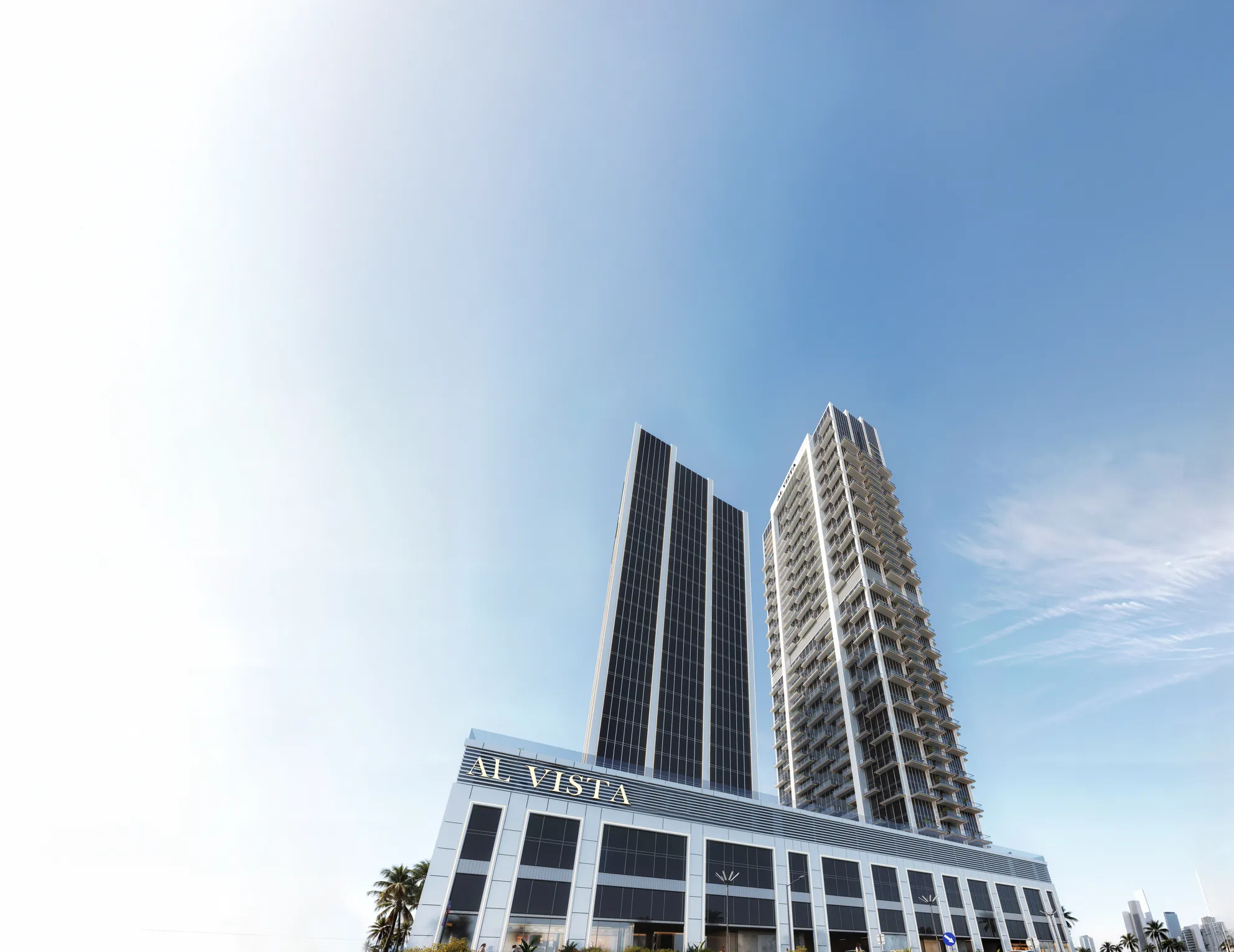 Al Vista by Dubai Investments, image 2 of 11. Render supplied by developer.