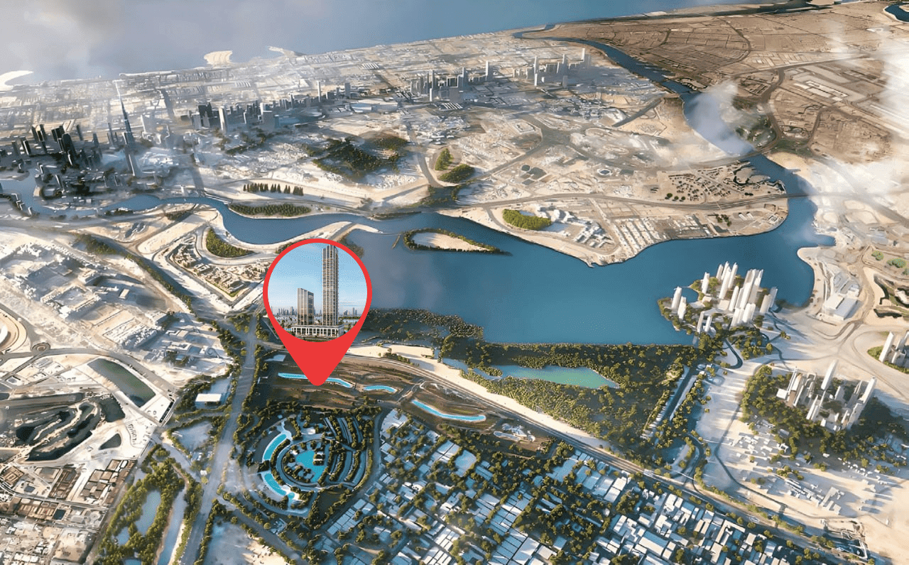 Al Vista by Dubai Investments, image 9 of 11. Render supplied by developer.