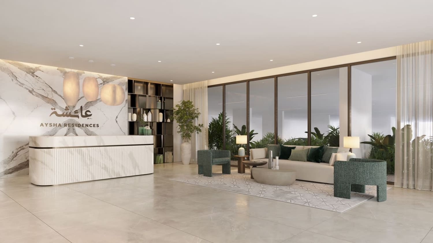 Aysha Residences 1 and 2 by Eagle Hills, image 12 of 12. Render supplied by developer.