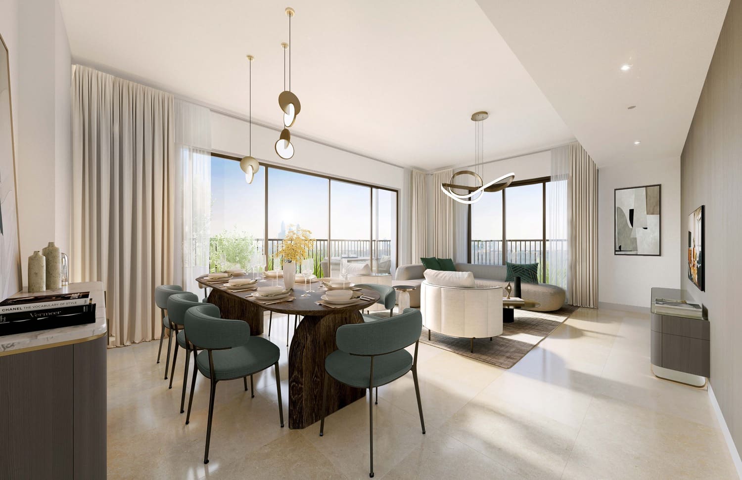 Aysha Residences 1 and 2 by Eagle Hills, image 6 of 12. Render supplied by developer.