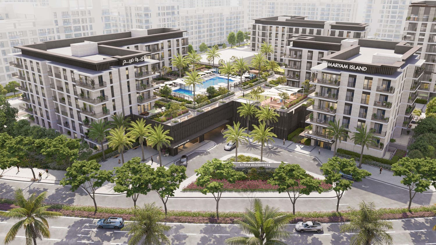 Aysha Residences 1 and 2 by Eagle Hills, image 4 of 12. Render supplied by developer.