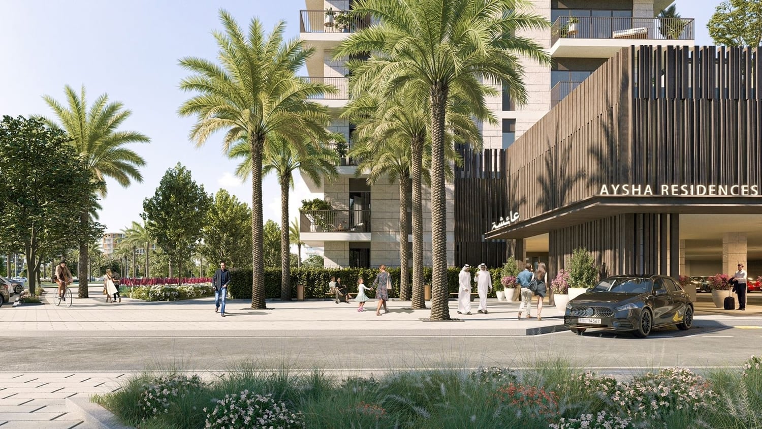 Aysha Residences 1 and 2 by Eagle Hills, image 5 of 12. Render supplied by developer.