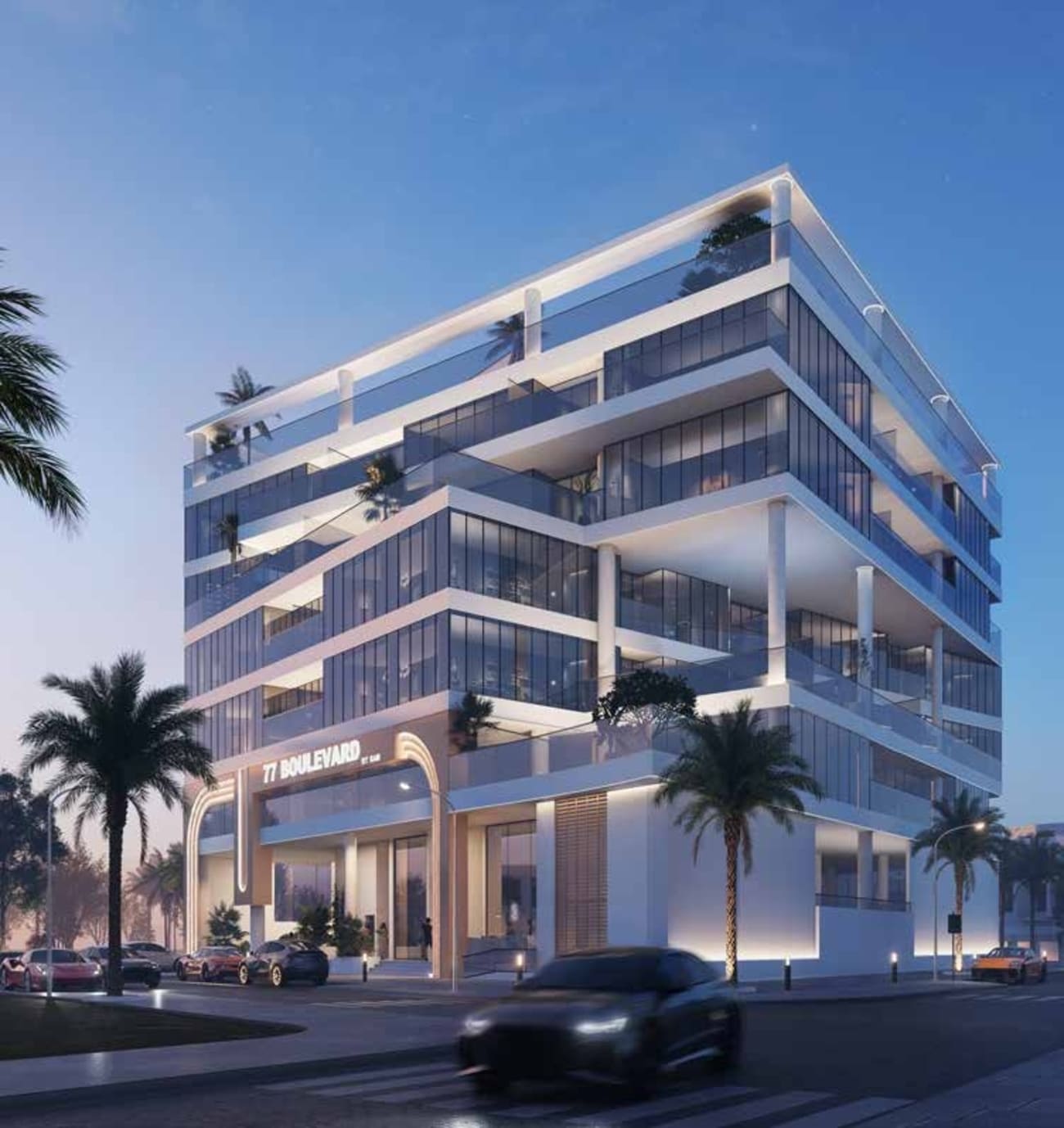 77 Boulevard by BAMX Development, image 3 of 12. Render supplied by developer.