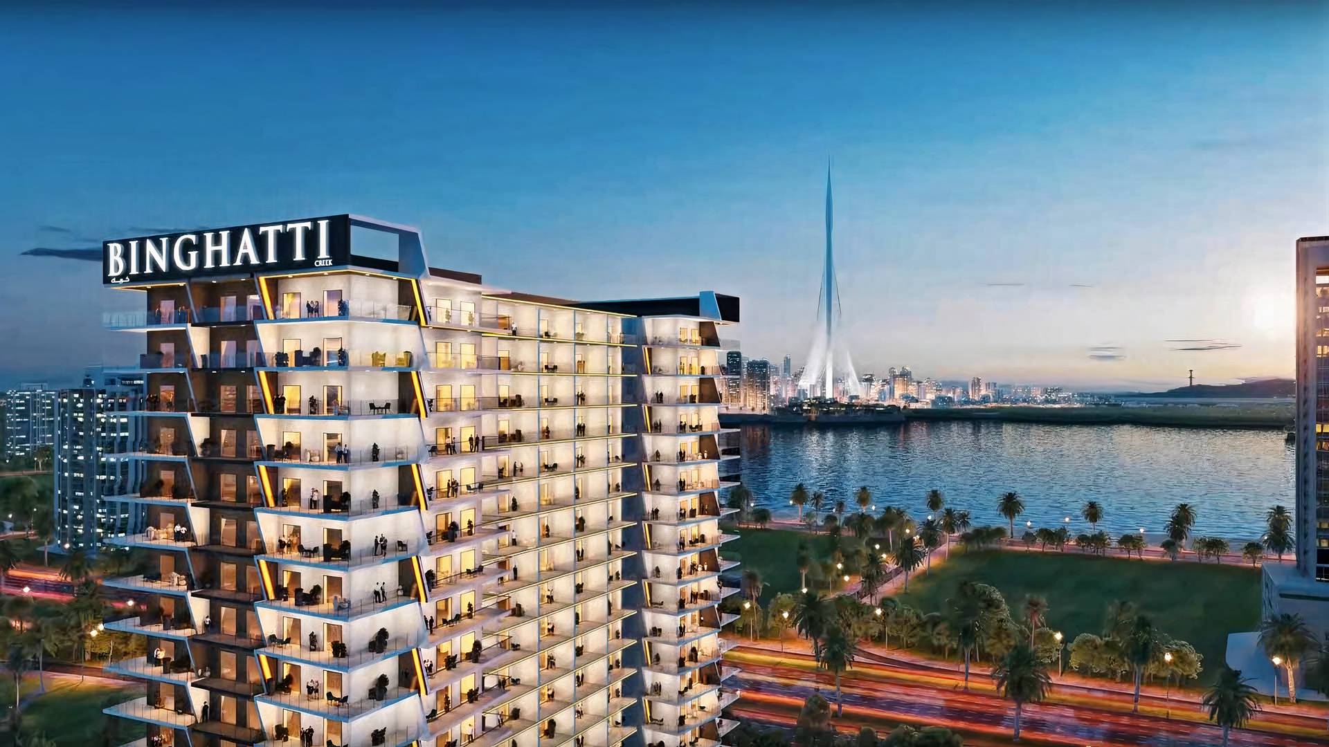 Binghatti Creek, Al Jaddaf. Render supplied by developer.