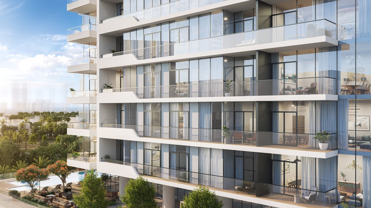 All Seasons Residence by Al Zarooni Developments, image 3 of 11. Render supplied by developer.