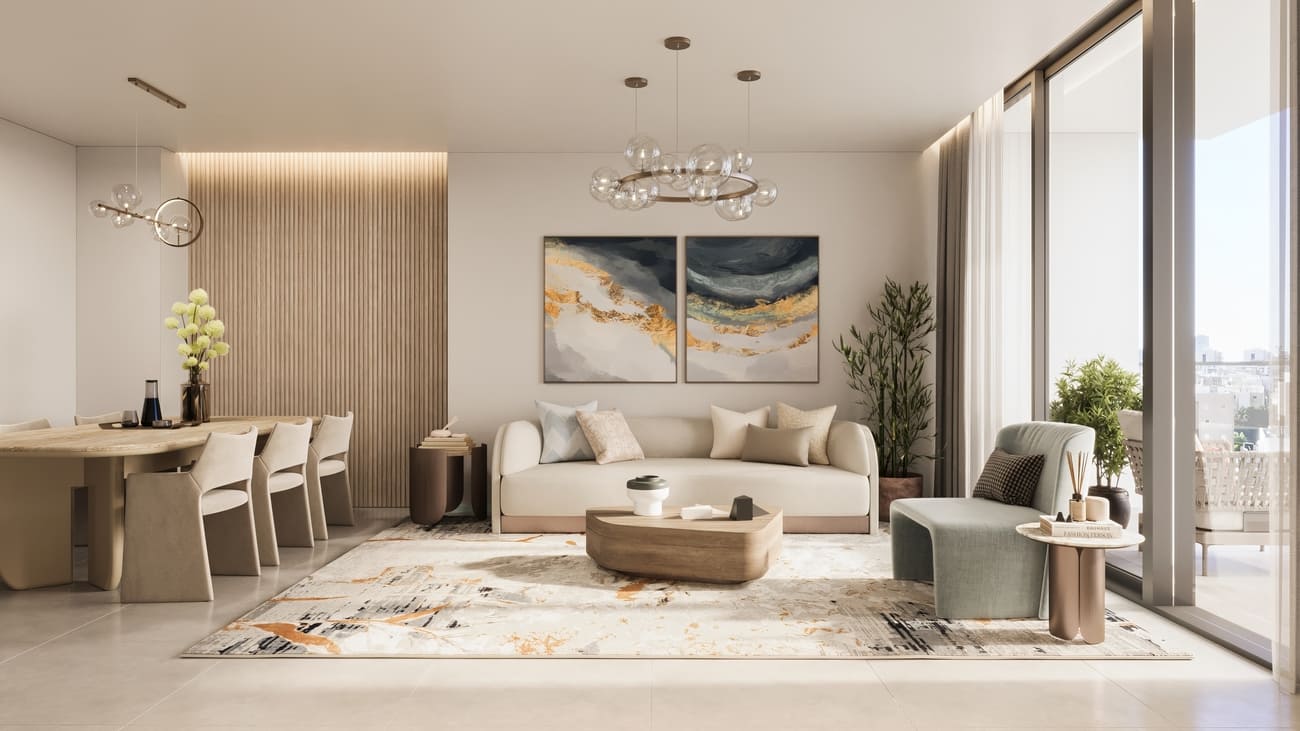 All Seasons Residence by Al Zarooni Developments, image 9 of 11. Render supplied by developer.