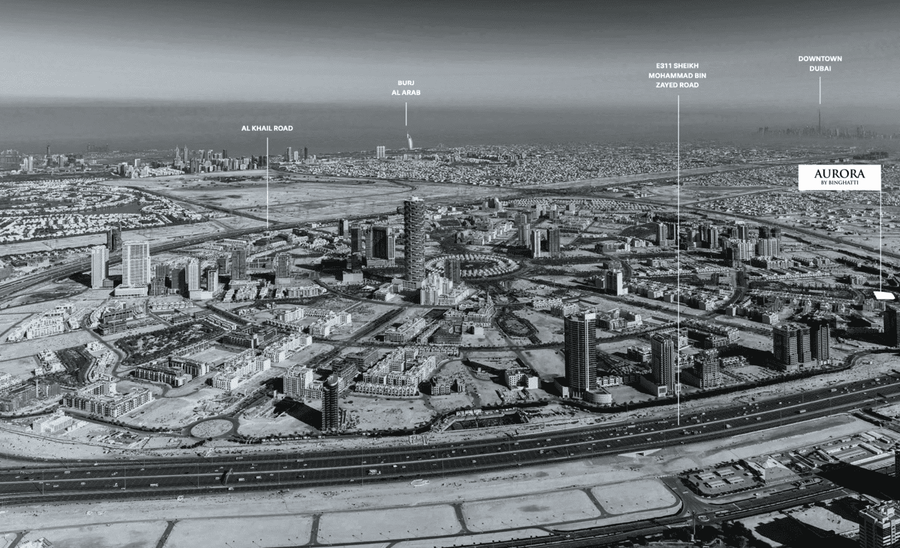 Aurora by Binghatti, image 22 of 23. Render supplied by developer.