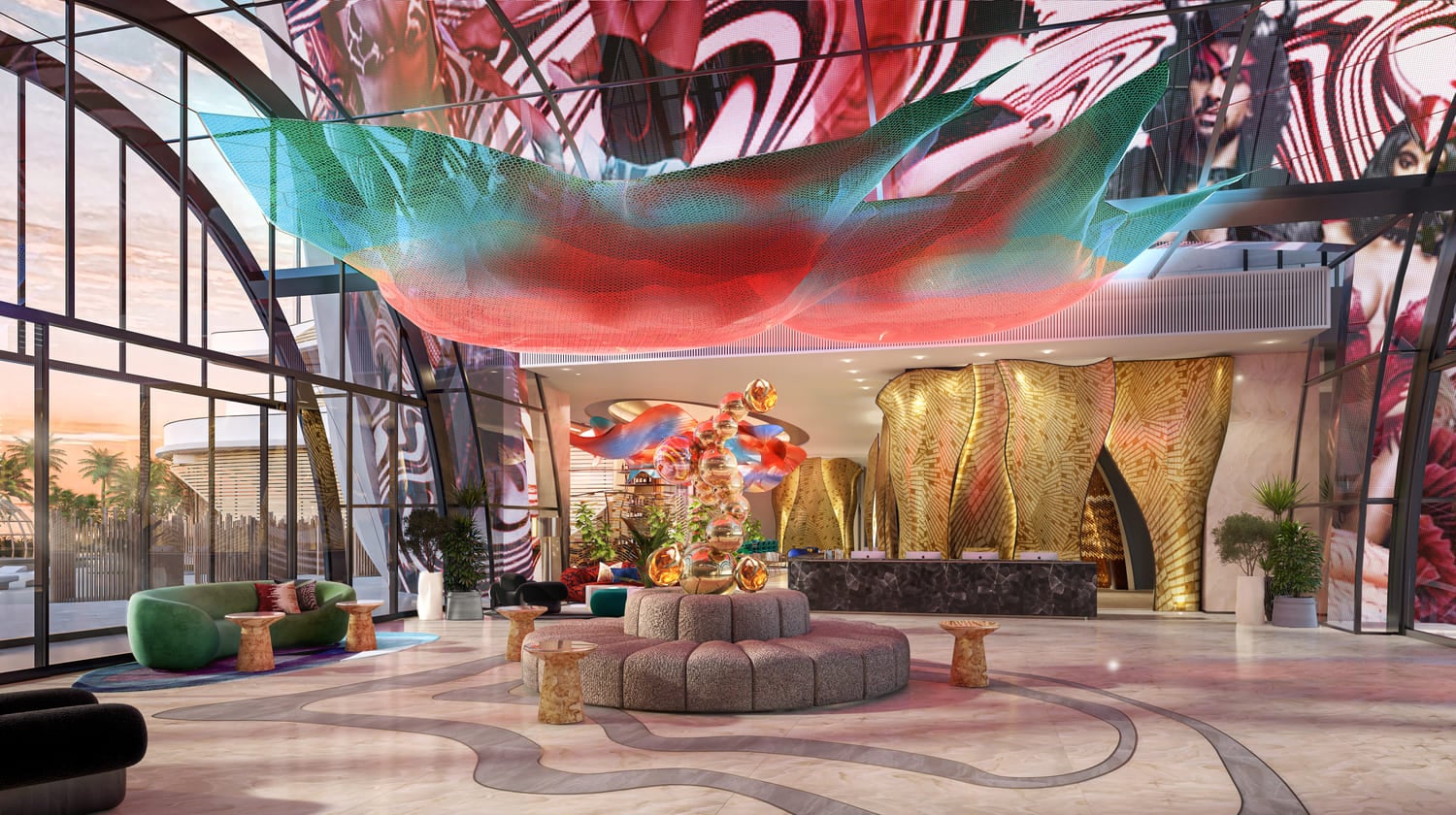 The Unexpected Al Marjan Island Hotel and Residence by ALMAL, image 12 of 12. Render supplied by developer.