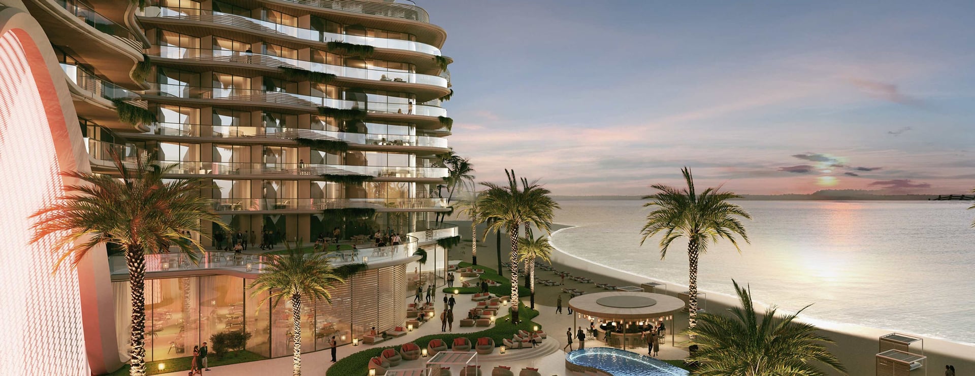 The Unexpected Al Marjan Island Hotel and Residence by ALMAL, image 2 of 12. Render supplied by developer.