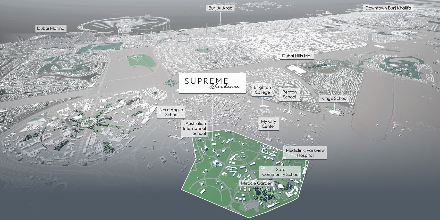 Supreme Residence by Uniestate Properties, image 10 of 13. Render supplied by developer.