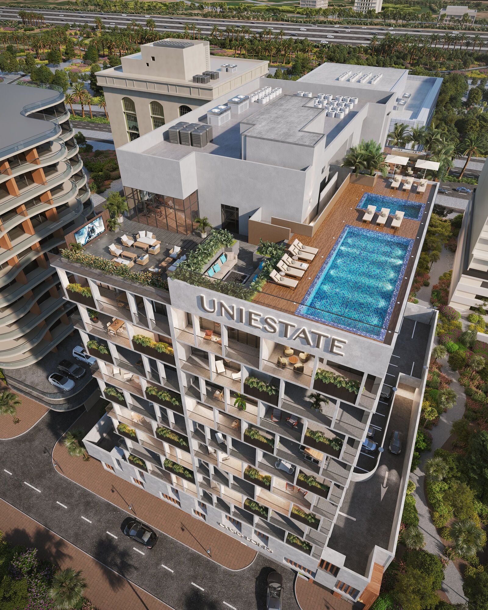 Oasis Lofts by Uniestate Properties, image 1 of 13. Render supplied by developer.
