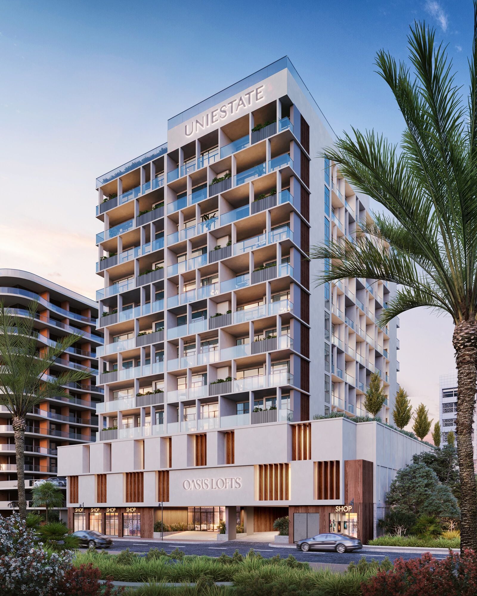 Oasis Lofts by Uniestate Properties, image 2 of 13. Render supplied by developer.