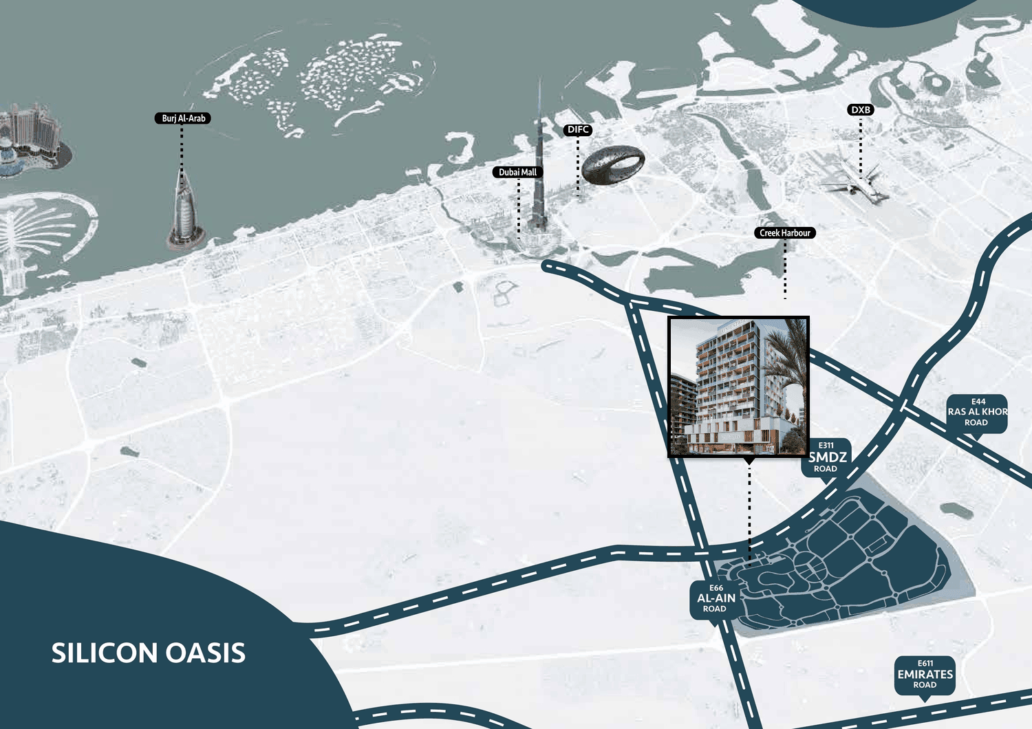 Oasis Lofts by Uniestate Properties, image 10 of 13. Render supplied by developer.
