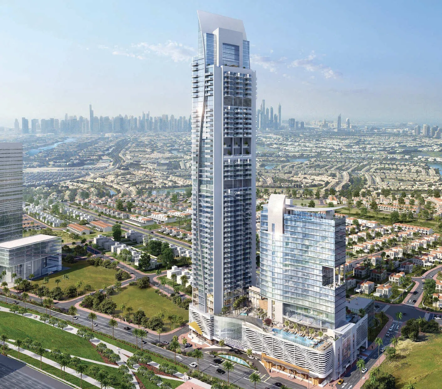Novotel Residences by Blanco Thornton, image 1 of 12. Render supplied by developer.