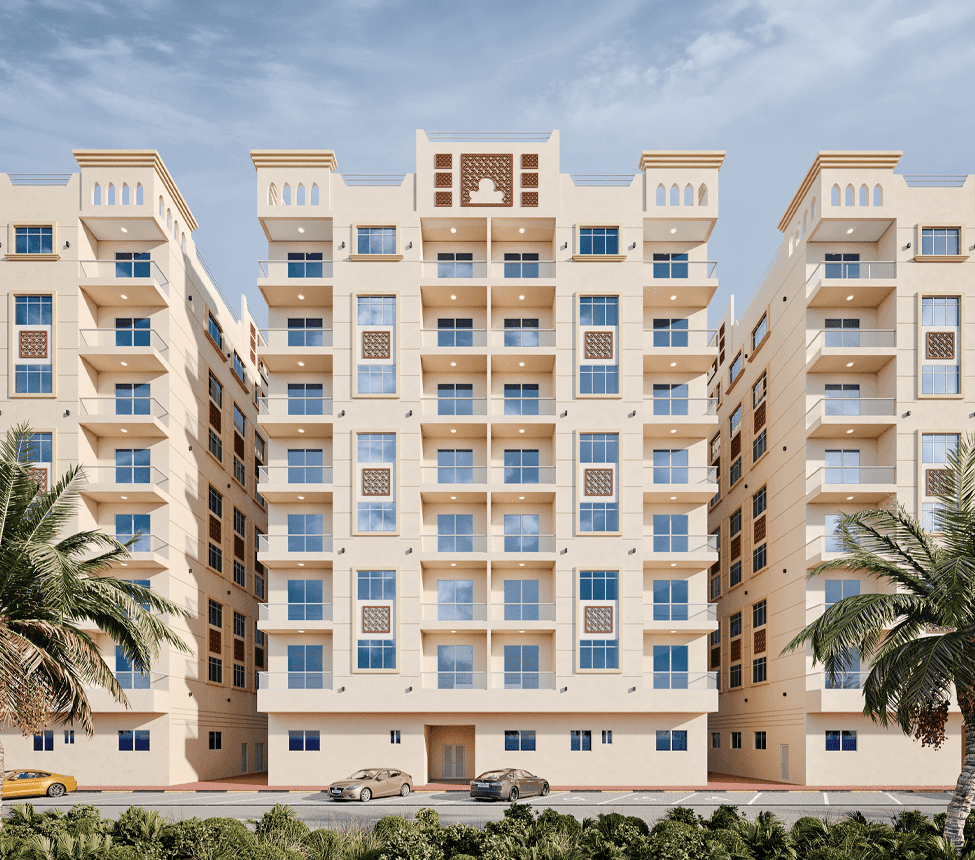 Al Ameera Village by GJ Properties, image 1 of 18. Render supplied by developer.