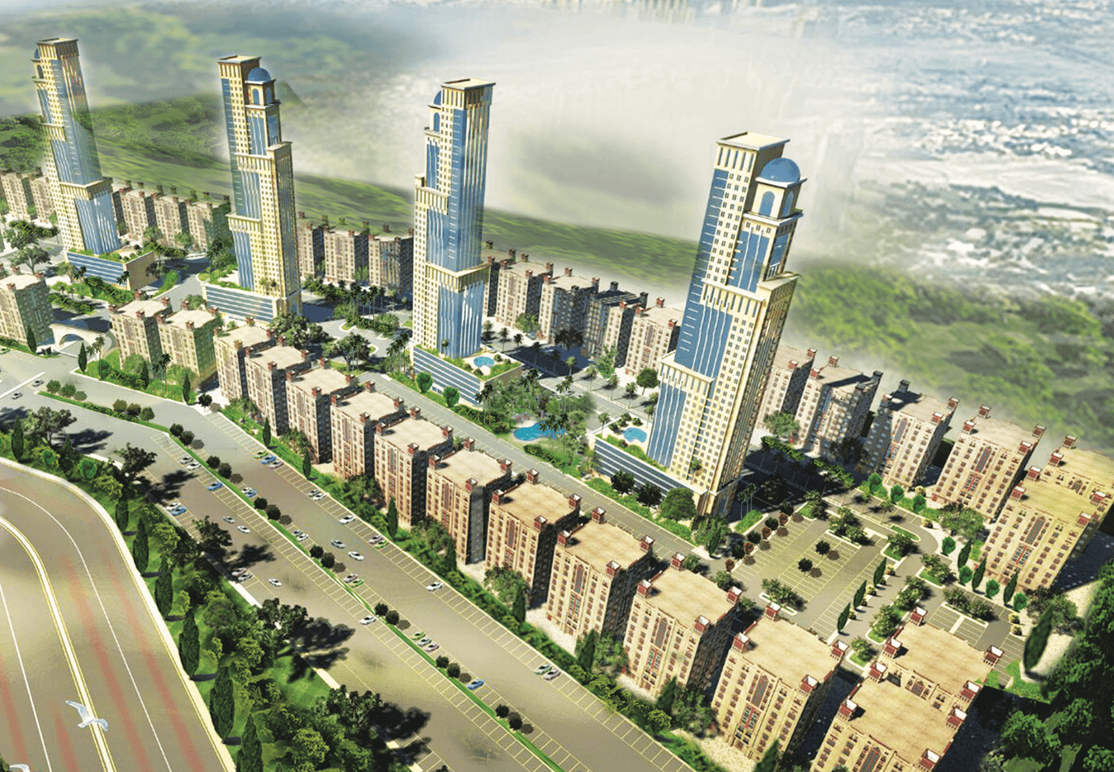 Al Ameera Village by GJ Properties, Al Yasmeen. Render supplied by developer.