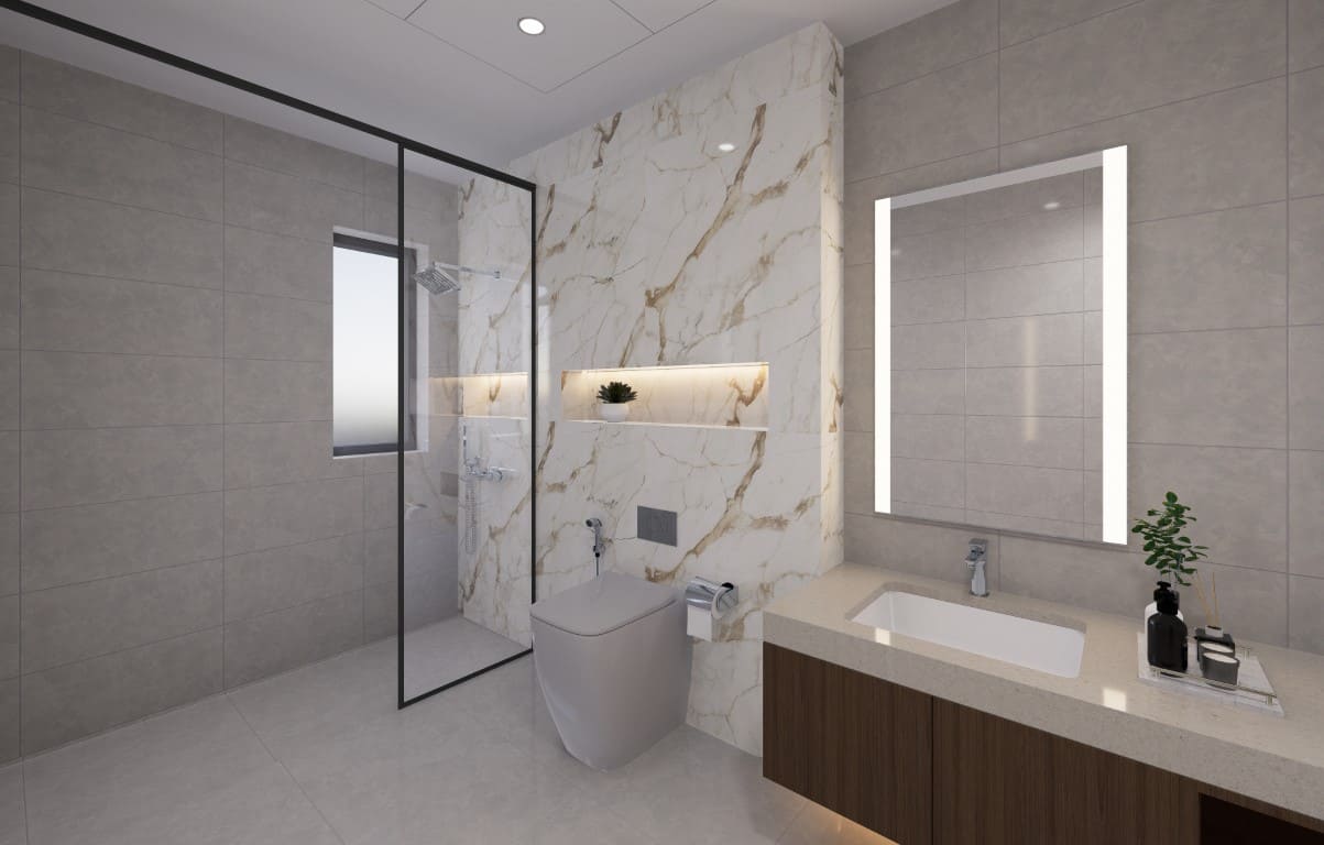 Nuaimia Two Tower by GJ Properties, image 2 of 6. Render supplied by developer.