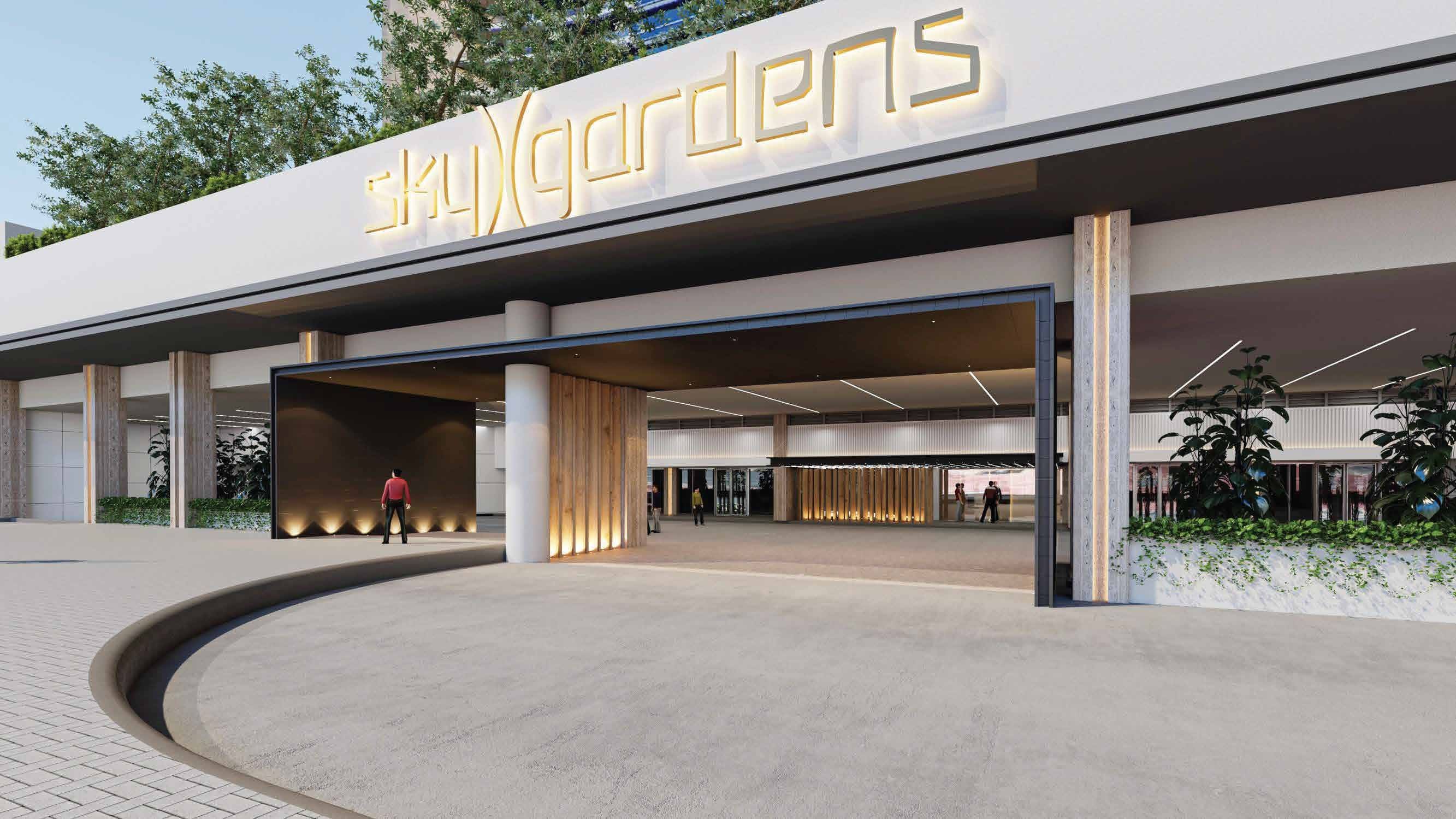 Sky Gardens by Al Mazaya Holding Company, image 1 of 18. Render supplied by developer.